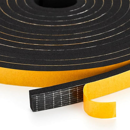 33 Feet Weather Stripping Door Seal, 1/2" Wide X 1/16" Thick Door Seal Strip by Ravinte