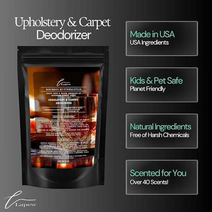 Bourbon & Butterscotch Carpet Freshener Powder 16 oz | Powerful Odor Eliminator - Image 6
