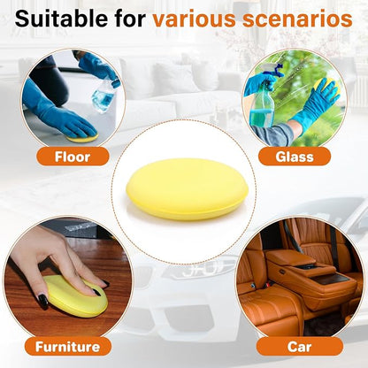 psler Foam Car Wax Applicator Pad Foam Applicator Pads Detailing Round 4 inch - Image 6