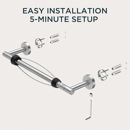 FORIOUS Paper Towel Holder Under Cabinet, SUS304 Wall Mounted Commercial Paper - Image 9