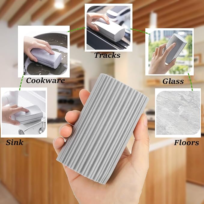18-Pack Damp Clean Duster Sponge, Magic Sponge Eraser - Image 5