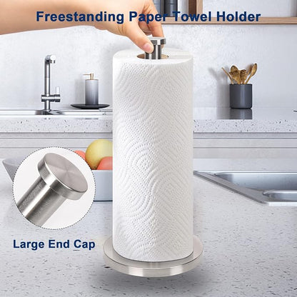 NearMoon Standing Paper Towel Holder, Kitchen Paper Towel Tissue Holder- - Image 5