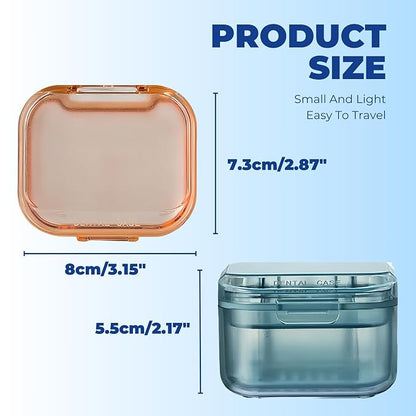 Retainer Case Denture Bath Case, Retainer Cleaner Case - Image 3