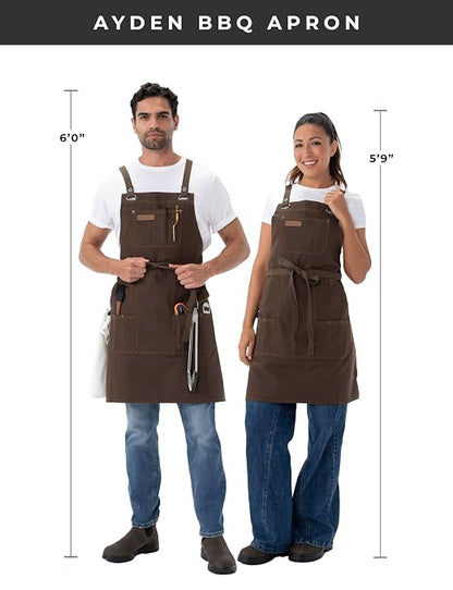 Chef Works Unisex Ayden Grill Apron - Image 3