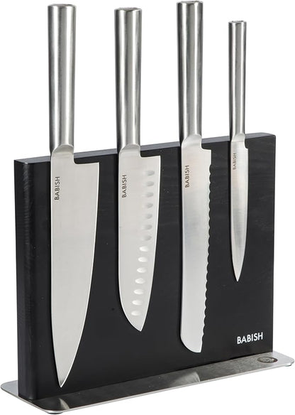 Babish 5 Piece 1.4116 German Steel Magnetic Knife Block Set Babish 5-Piece by Babish