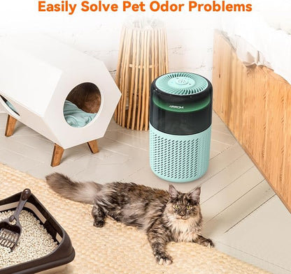 AIRROMI Air Purifier for Bedroom Home, HEPA Filter, Covers Upto 549 Ft² - Image 8