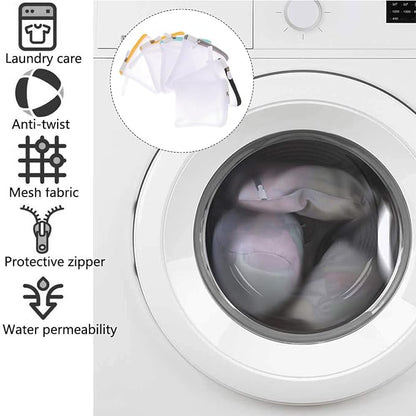 6pcs Laundry Bag Mesh Wash Bag Mini Washing Machine Underwear Washing Bag Wash - Image 9