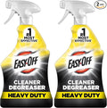 Easy Off Heavy Duty Degreaser Cleaner Spray, 32 Ounce (Pack of 2)