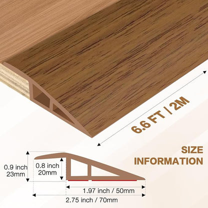 Floor Transition Strip Vinyl Door Threshold Ramp Self Adhesive Carpet Edging - Image 7