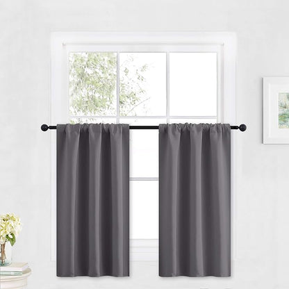 RYB HOME Blackout Tier Curtains by RYBHOME