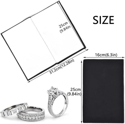 SEVENWELL Silver Polishing Cloth, Jewelry Cleaner Cloth - Image 4