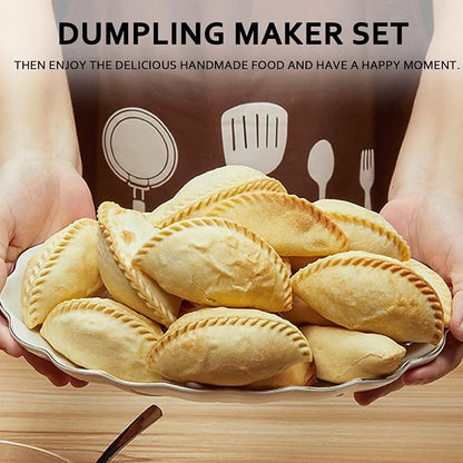 Empanada Maker Press, 6-Inch Extra Large Dumpling Maker Set - Image 4