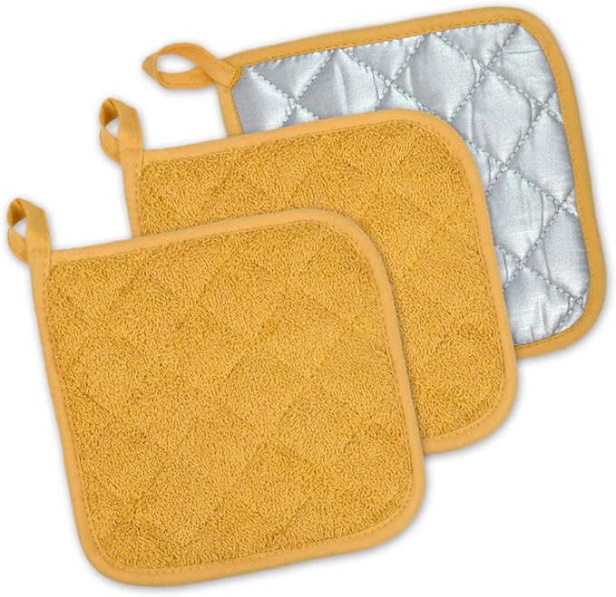 DII Basic Terry Collection Quilted 100% Cotton, 3 Piece by DII