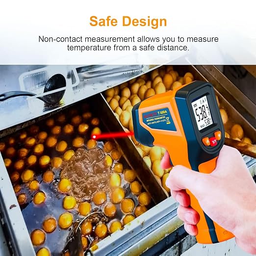 DEASOMIYE Infrared Thermometer Gun, -58°F~1112°F Laser Thermometer Temperature - Image 5