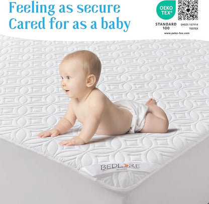 BEDLORE Waterproof Mattress Protector, Queen Size Noiseless Mattress Pad - Image 7