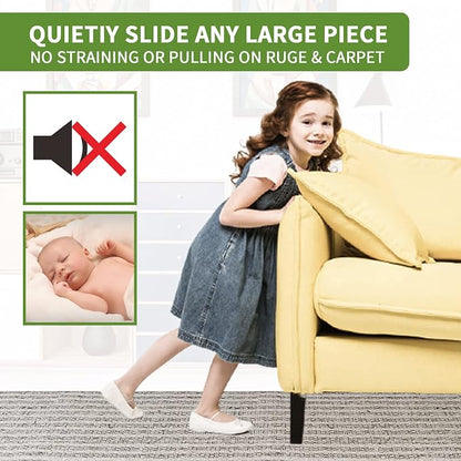 Furniture Sliders for Carpet 8 PCS - Image 5