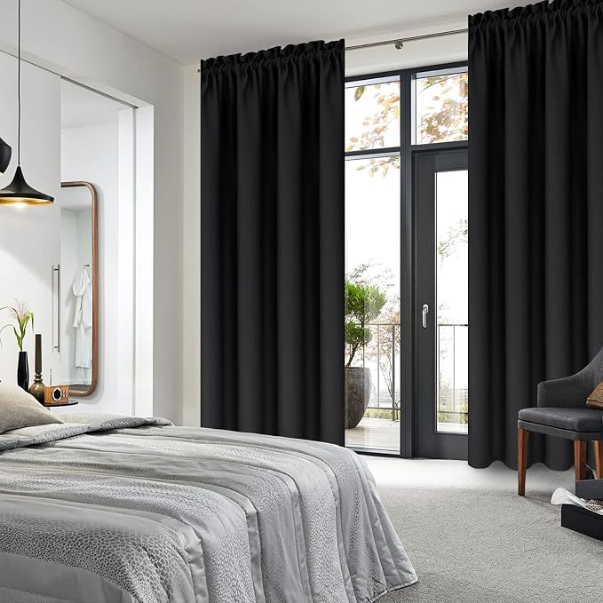 DWCN Blackout Curtains – Thermal Insulated, Energy Saving & Noise Reducing - Image 2