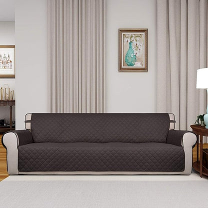 PureFit Reversible Quilted Sofa Cover, Water Resistant Slipcover Furniture - Image 2