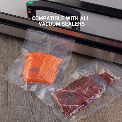 Wevac 6''x10'' & 8''x12'' 300 Count Food Vacuum Sealer Bags Keeper, PreCut Quart - Image 6