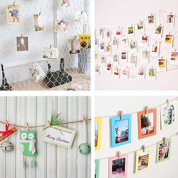 50PCS Small Wooden Clothespins for Pictures - Image 5