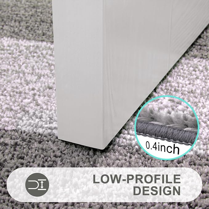 Kitinjoy Indoor Outdoor Door Mat, 71x47 Non-Slip Absorbent Dirt Trapper - Image 4