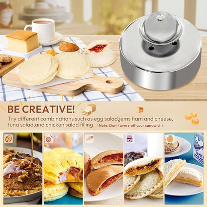 Gelbira Sandwich Cutter, Sandwich Cutter and Sealer, Sandwich Maker, Peanut - Image 5