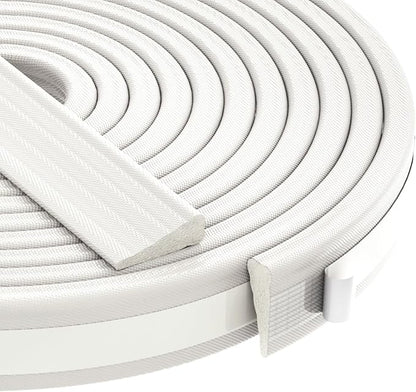 QDiShi 118" Wedge-Shape Weather Stripping Door Seal Weatherproof Foam Seals by QDiShi