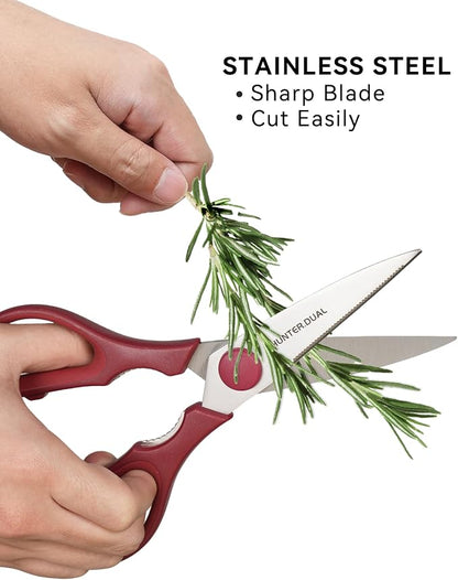 Kitchen Scissors for Food, HUNTER.DUAL Heavy Duty Come Apart Poultry Shears for - Image 2