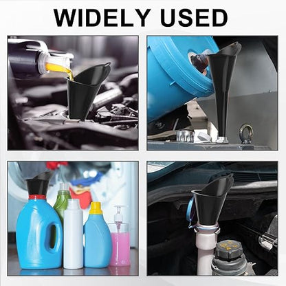 Long-Neck Oil Funnel for Automotive – Multi-Function Plastic Funnel for Oil - Image 7