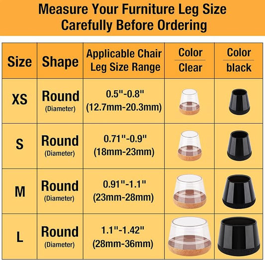 16 Pcs New Chair Leg Protectors - Image 2