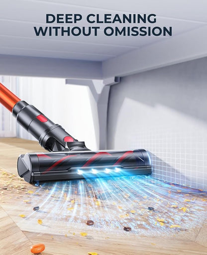 Fieety Cordless Vacuum Cleaner, 550W 45KPA Cordless Stick Vacuum Cleaner - Image 5