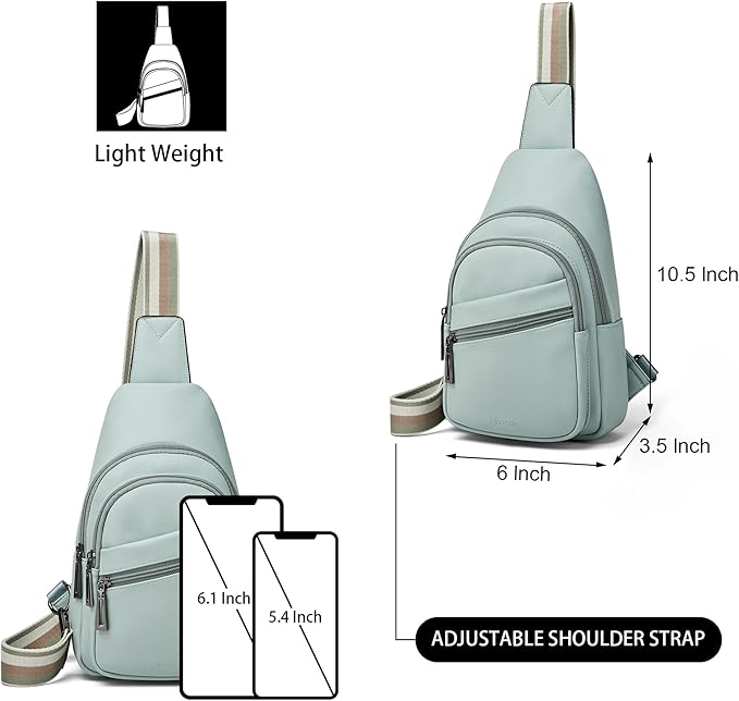 Sling Bag Crossbody Bags for Women Small Cross Body Bag Fanny Packs Chest Sling Purse for Daily Travel Leisure Sport