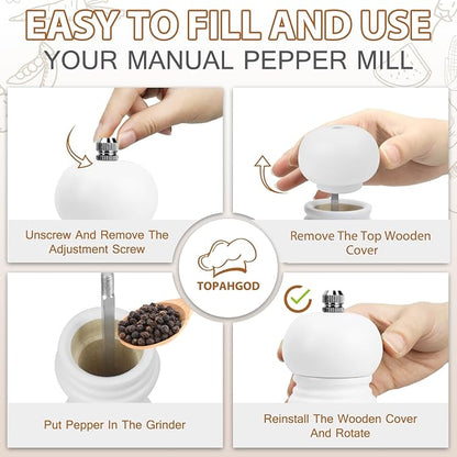 Salt and Pepper Grinder Set of 2 - Image 5
