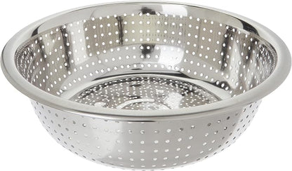 Winco Chinese Colander with 2.5 mm Holes, Stainless Steel by Winco