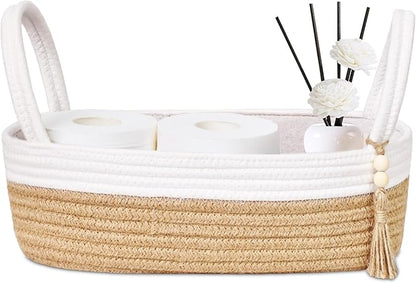 ABenkle Small Storage Basket for Toilet Tank Top by ABenkle