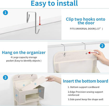 5-Shelf Over The Door Hanging Organizer - Image 4