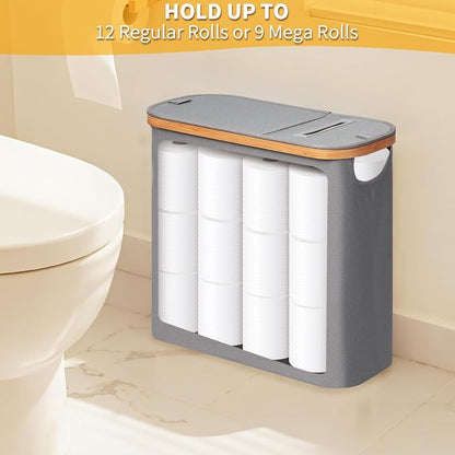 efluky Toilet Paper Storage and Holder 2 in 1, Toilet Paper Storage - Image 3