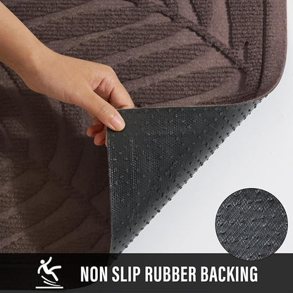 Front Door Mat, Absorbent Resist Dirt Welcome Door Mat Indoor Outdoor, - Image 3