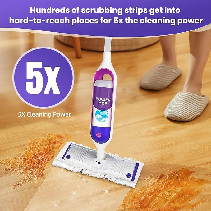 50 Pack Power Mop Refills Pads for Swiffer, Disposable Power Mop Refills for - Image 5