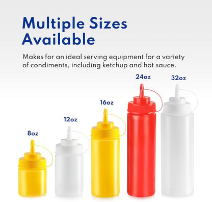 New Star Foodservice 26313 Squeeze Bottles, 12 oz - Image 5