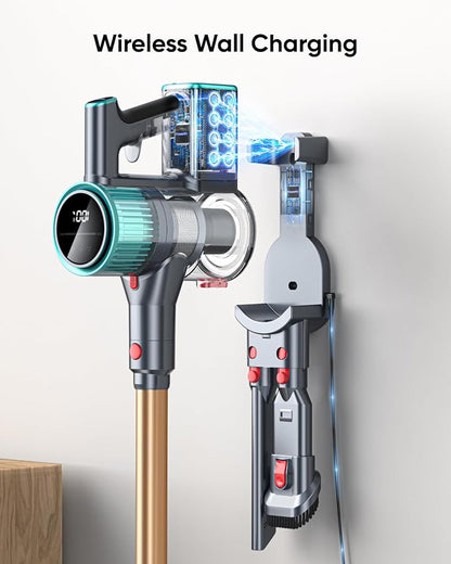 Cordless Vacuum Cleaner, 50Kpa 600W Vacuum Cleaners - Image 4