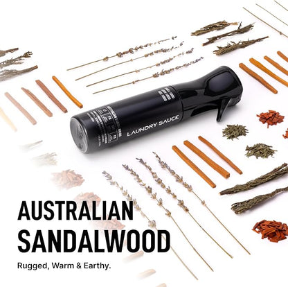 Laundry Sauce Fabric Refresher Spray Australian Sandalwood, Odor-Fighting - Image 3