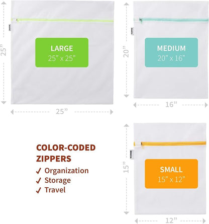 Mesh Laundry Bag for Delicates, Wash Bag for Underwear and Lingerie, Makeup - Image 5