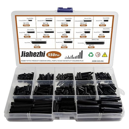 550Pcs Roll Pin Assortment Kit, Slotted Tension Pins, Split Dowels & Expansion by Unknown