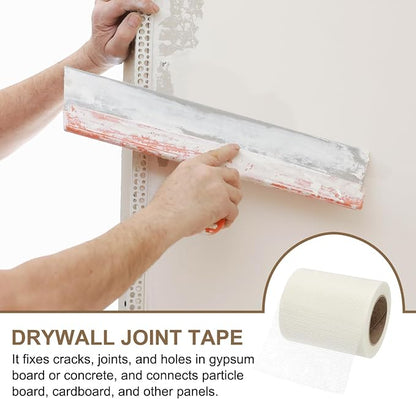 PATIKIL Drywall Repair Mesh Tape, 6 inch x 82 ft Fiberglass Repair Patch - Image 7