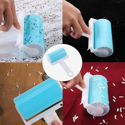 Washable Reusable Lint Roller 3 Pack, Portable Travel Sticky Dog Cat Hair - Image 3