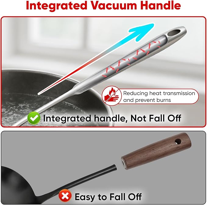 Newness 11 Pcs Cooking Utensils Set, 304 Stainless Steel Kitchen Utensils Set - Image 5