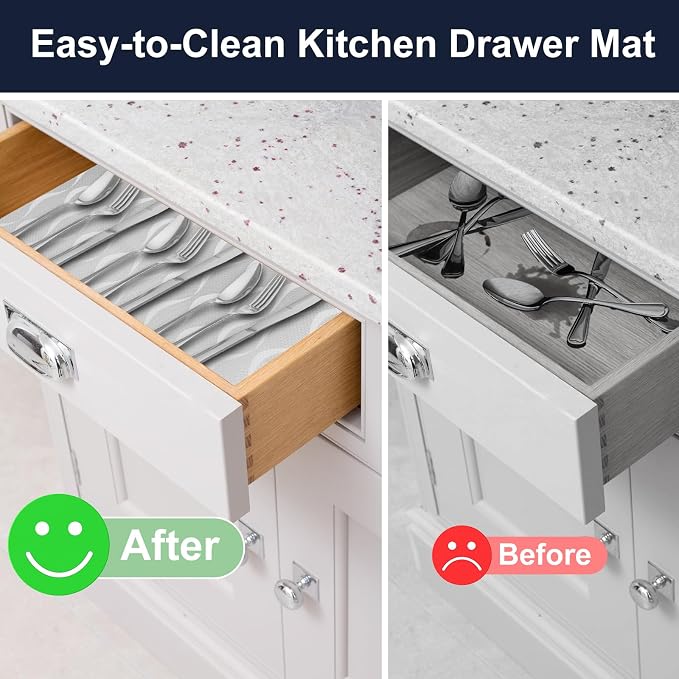 Shelf Liner, Waterproof Refragerator Liner, Drawer Liners - Image 6