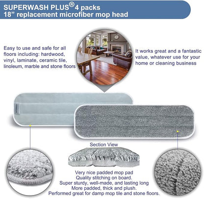Replacement Microfiber Mop Pads - Image 2