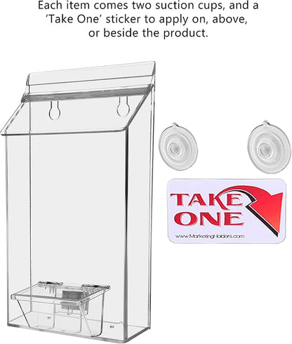Marketing Holders Suction Cup Outdoor Brochure Holder Holds 6 x 10 Inch - Image 4